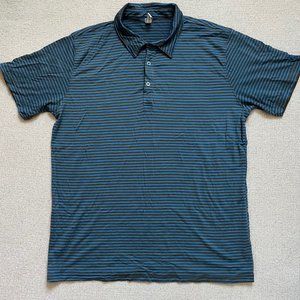 Ibex Merino wool polo XL
